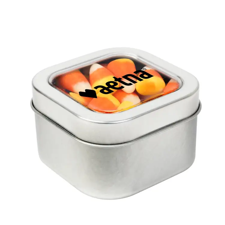 2-1/2-inch Window Tin with Candy corn #4