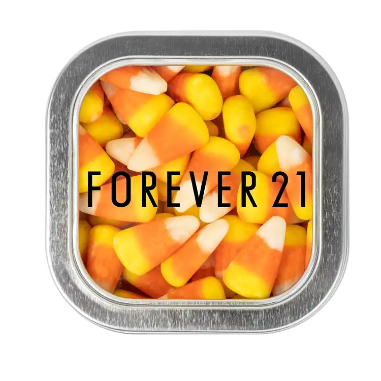 3-inch Window Tin with Candy corn #3