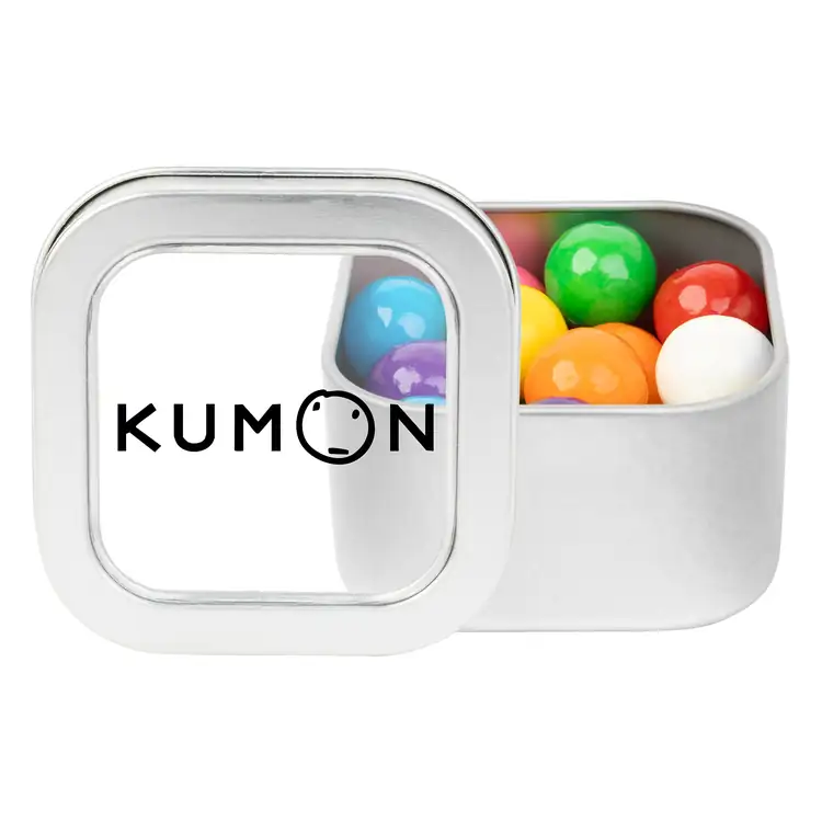2-1/2-inch Window Tin with Gumballs