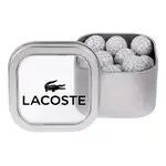 Boîte métallique à fenêtre de chocolats en forme de balle de golf 3 po