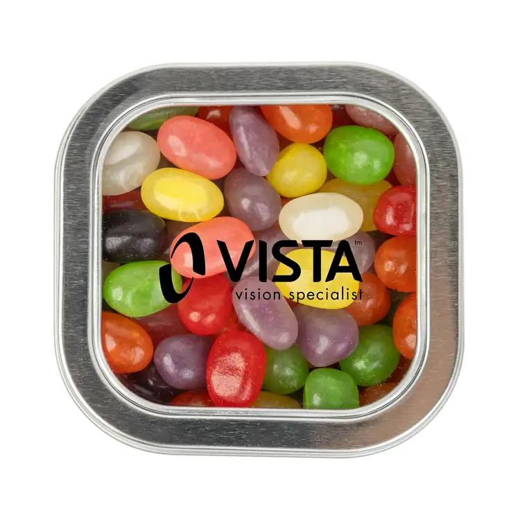 3-inch Window Tin with Assorted jelly beans #3