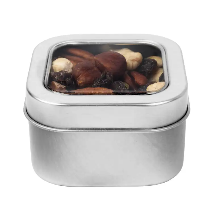 2-1/2-inch Window Tin with Trail mix #2