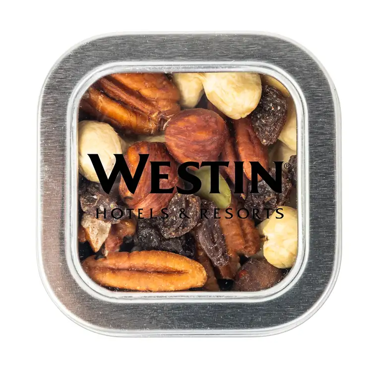 2-1/2-inch Window Tin with Trail mix #3