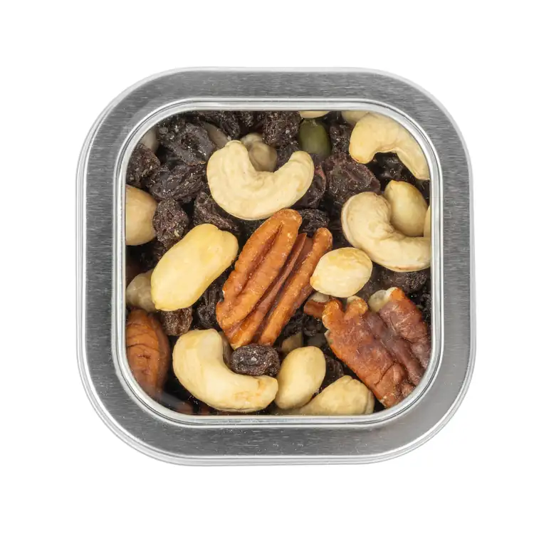 3-inch Window Tin with Trail mix #2