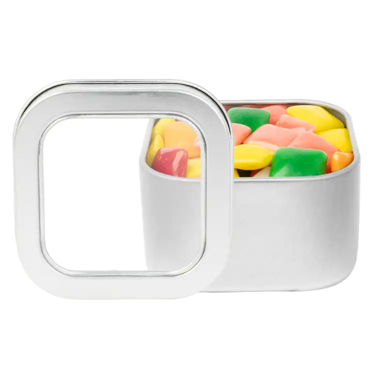 Boîte métallique à fenêtre de mini gommes Chicklets 2-1/2 po #2