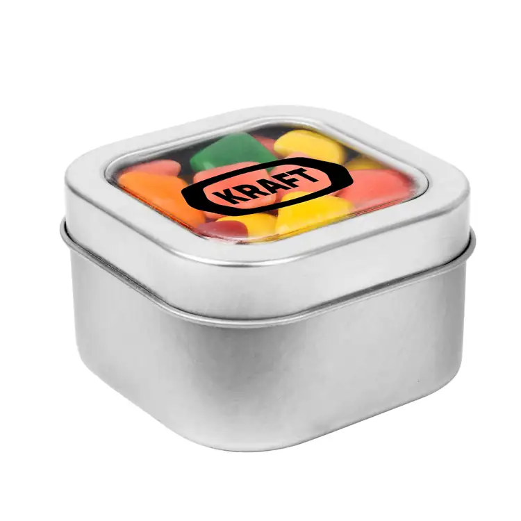 Boîte métallique à fenêtre de mini gommes Chicklets 2-1/2 po #5