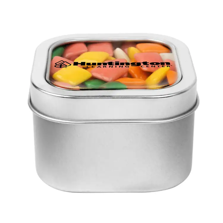 Boîte métallique à fenêtre de mini gommes Chicklets 3 po #4