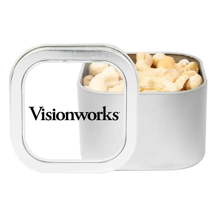 3-inch Window Tin with Cashews