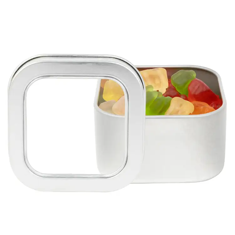 2-1/2-inch Window Tin with Clever Candy gummy bears #2