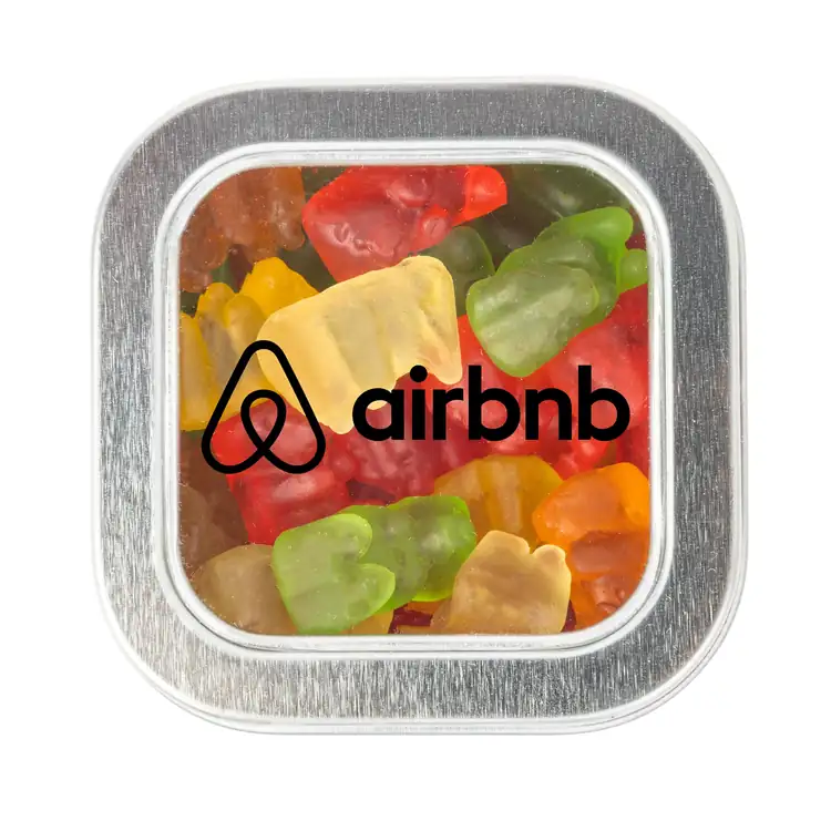 2-1/2-inch Window Tin with Clever Candy gummy bears #3