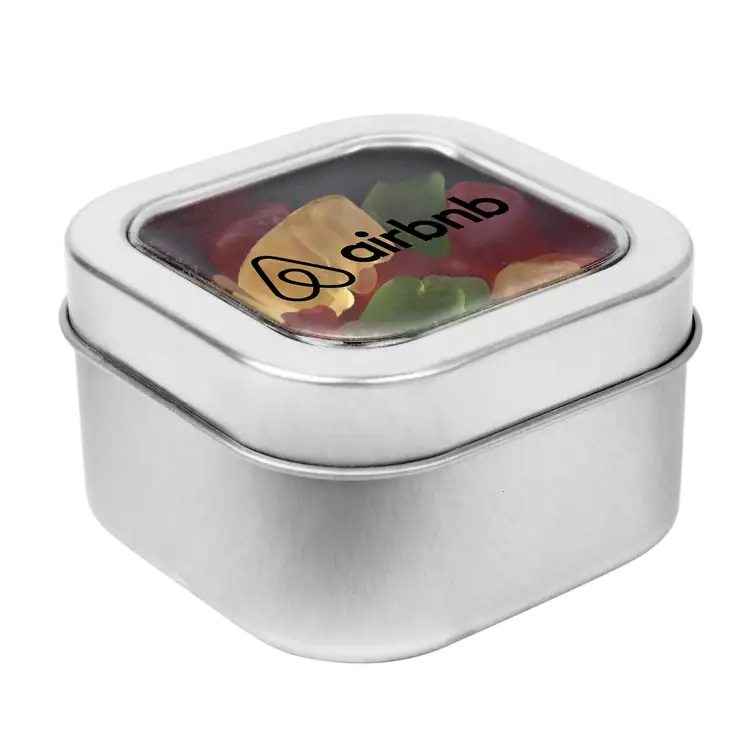 2-1/2-inch Window Tin with Clever Candy gummy bears #5