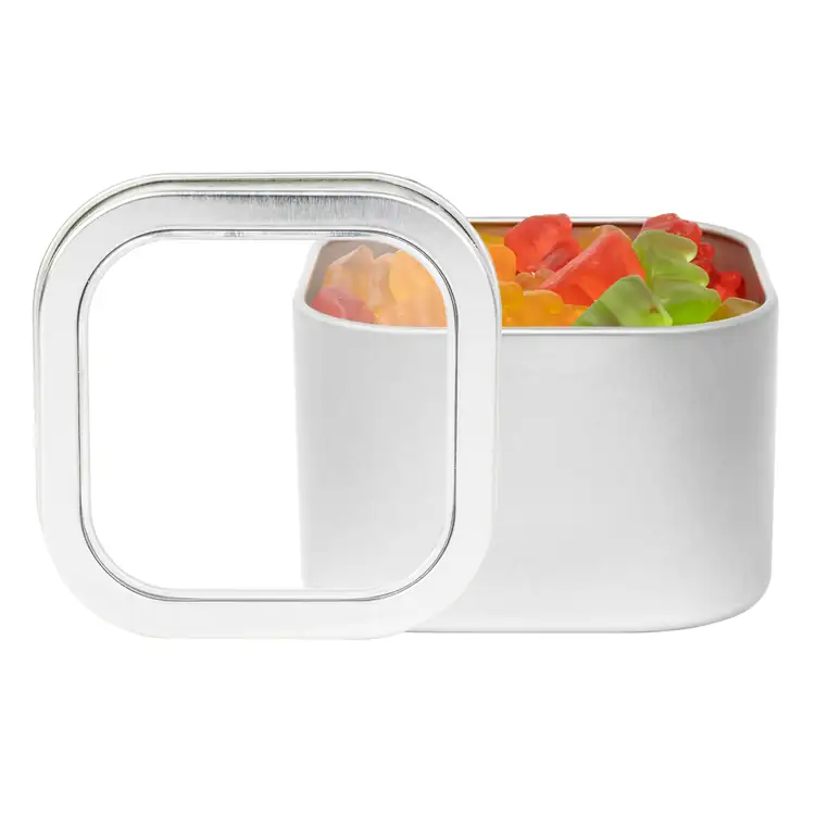 3-inch Window Tin with Clever Candy gummy bears #2