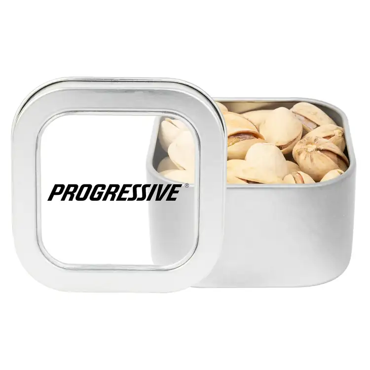 2-1/2-inch Window Tin with Pistachios