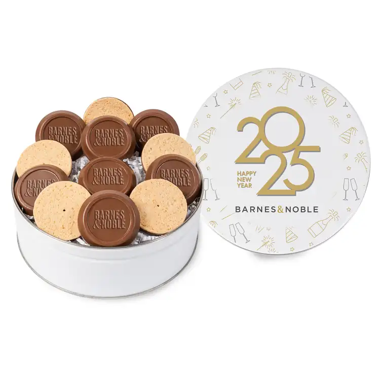 12 Piece Truffle Cookie Gift Tin - Soccer Theme #12