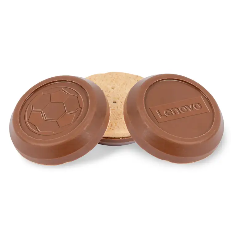 12 Piece Truffle Cookie Gift Tin - Soccer Theme #3