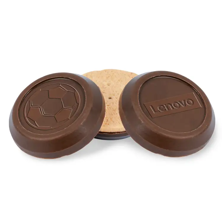 12 Piece Truffle Cookie Gift Tin - Soccer Theme #4