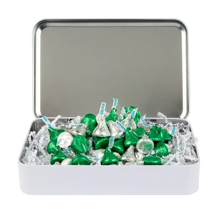 Silver & Color Foil Hershey Kisses Gift Tin #6