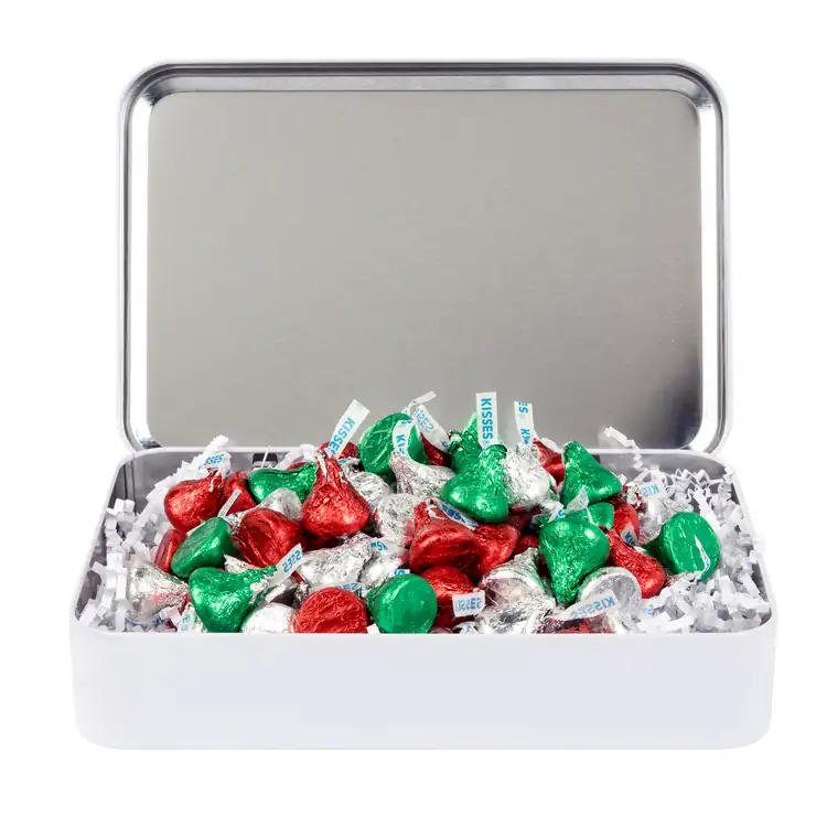 Boîte métallique de Hershey's Kisses des Fêtes #4