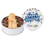 Molded Chocolate and Chocolate Chip Cookie Tin
