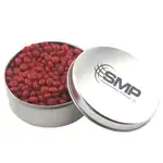 2-15/16-inch Round Tin with Cinnamon Imperials cinnamon candies