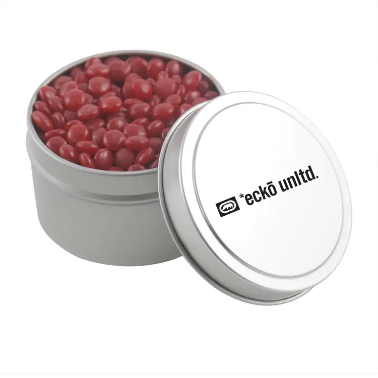 2-3/4-inch Round Tin with Cinnamon Imperials cinnamon candies