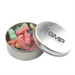2-15/16-inch Round Tin with Sour Patch Kids candies