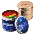 3-9/16-inch Round Tin with Swedish Fish candies