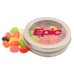 3-1/4-inch Round Tin with Assorted jelly beans