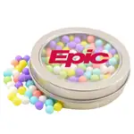 3-1/4-inch Round Tin with Mini jawbreakers