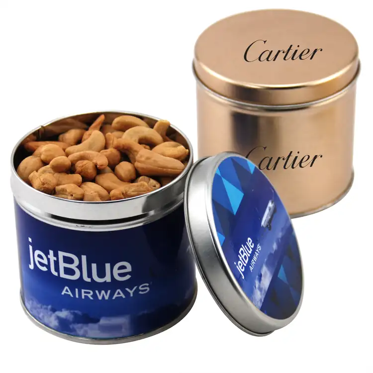3-9/16-inch Round Tin with Cashews