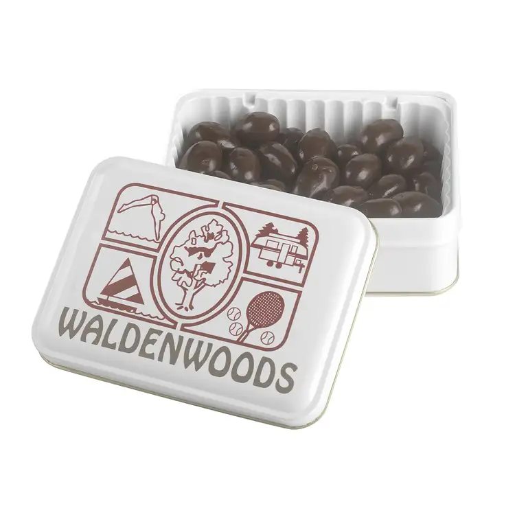 Keepsake Tin with Dark Chocolate Almonds
