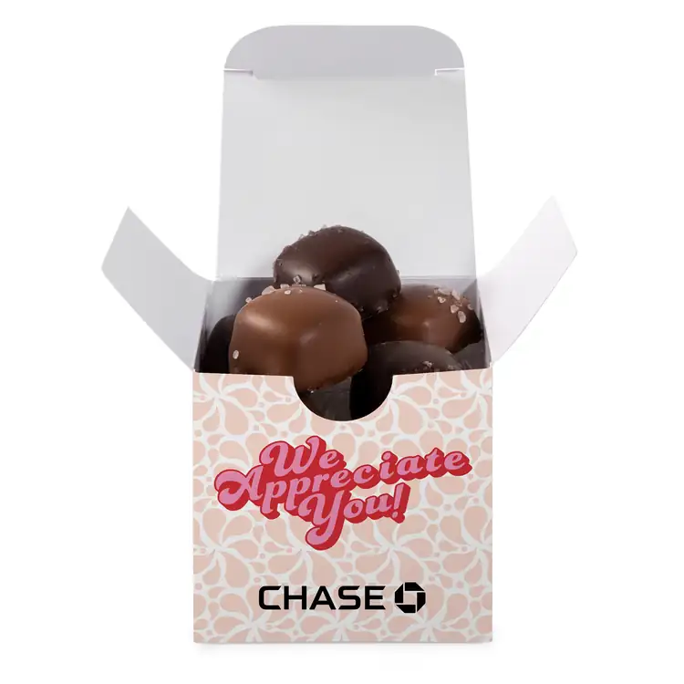 Sea Salt Caramels in Full Color Custom Box #3