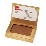 Boîte pour carte d’affaires avec biscuit au chocolat