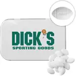 Boîte rectangulaire avec menthes en forme de ballon de football