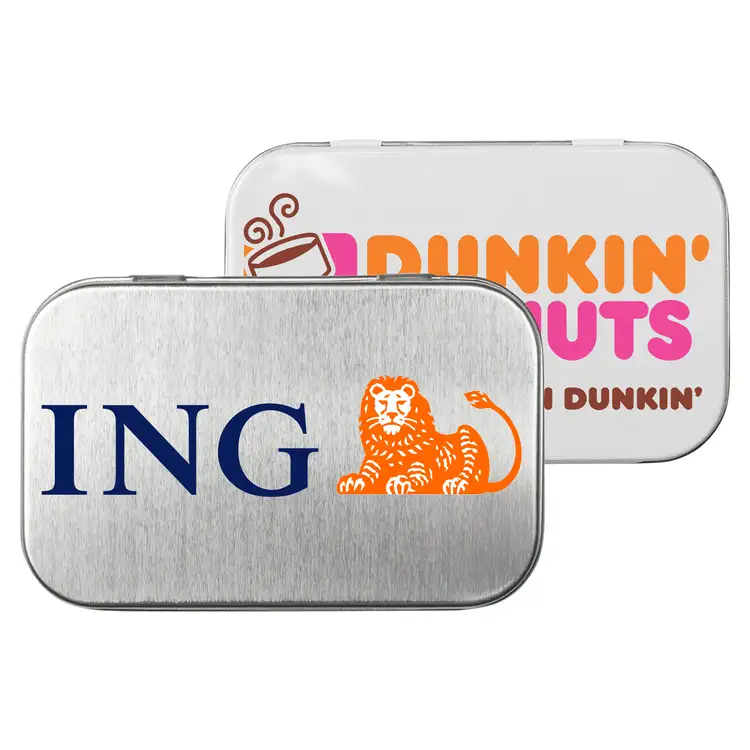 Rectangular Tin with Golf Club Shaped Mints #3