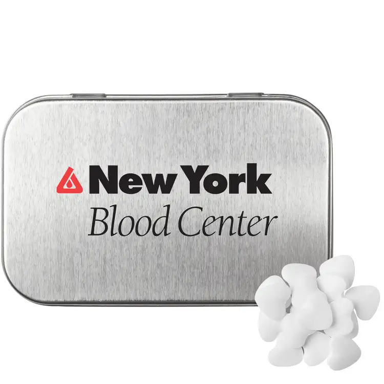 Rectangular Tin with Heart Shaped Mints #3