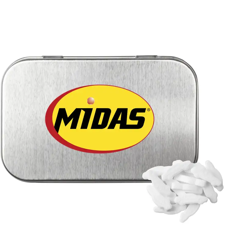 Rectangular Tin with Car Shaped Mints #2