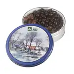 Round Tin of Chocolate Almonds and Cashews 17 oz