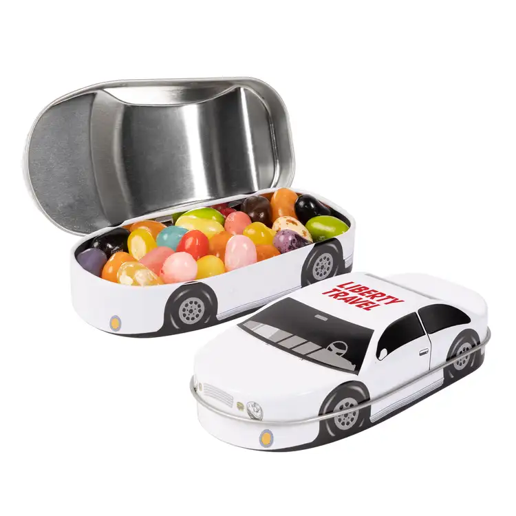 Boîte voiture berline avec bonbons Jelly Belly