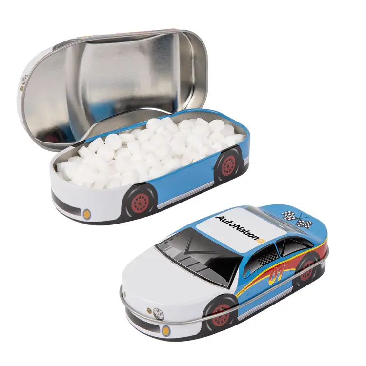Race Car Tin with Mini Mints
