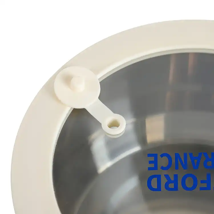 Prima 38 oz Microwaveable Stainless Steel Bowl with Vented Glass Lid #2