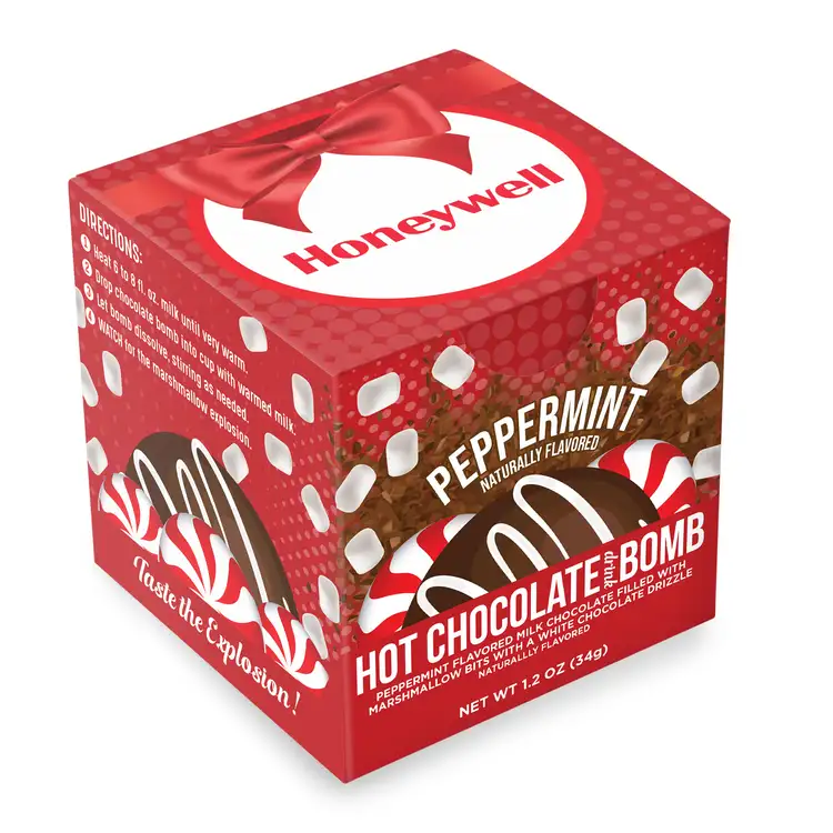 Peppermint hot chocolate bomb #2