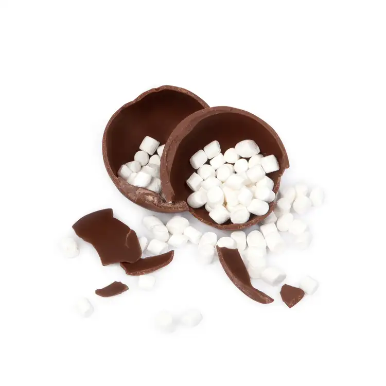 Peppermint hot chocolate bomb #3