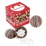 Bombe de chocolat chaud à la menthe poivrée