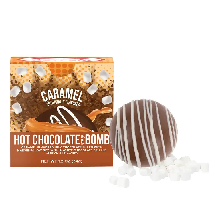 Caramel hot chocolate bomb #2