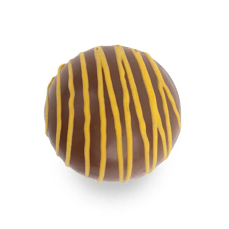 Easter hot chocolate bomb with yellow drizzle #4
