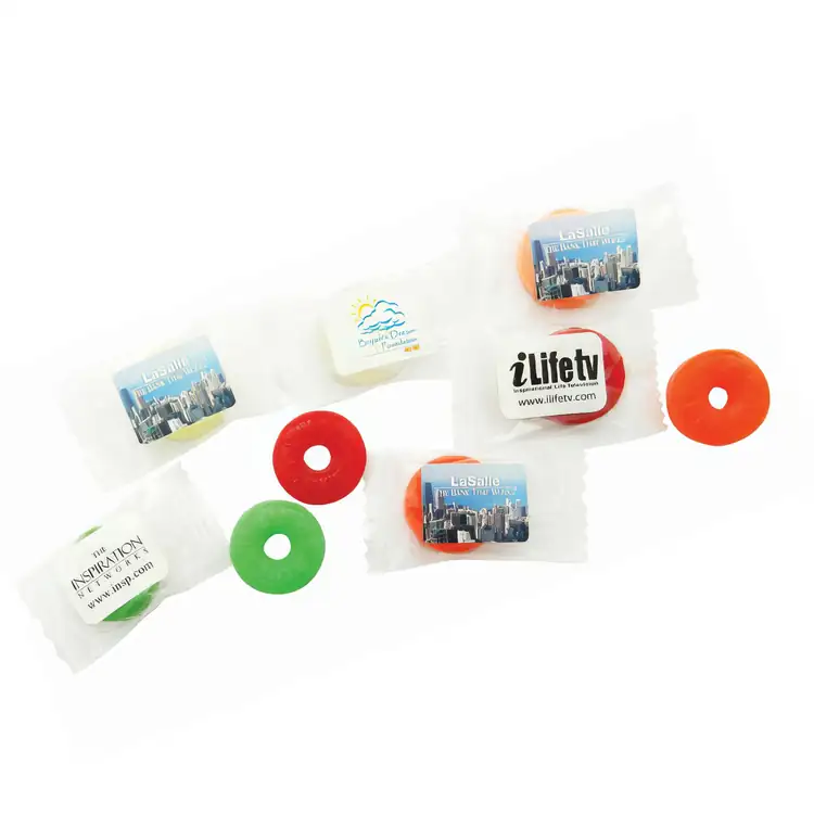 Fruit Life Savers Candy with Full-Colour Label