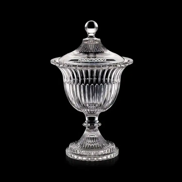 Luna Footed Candy Bowl 12 Inches with Lid