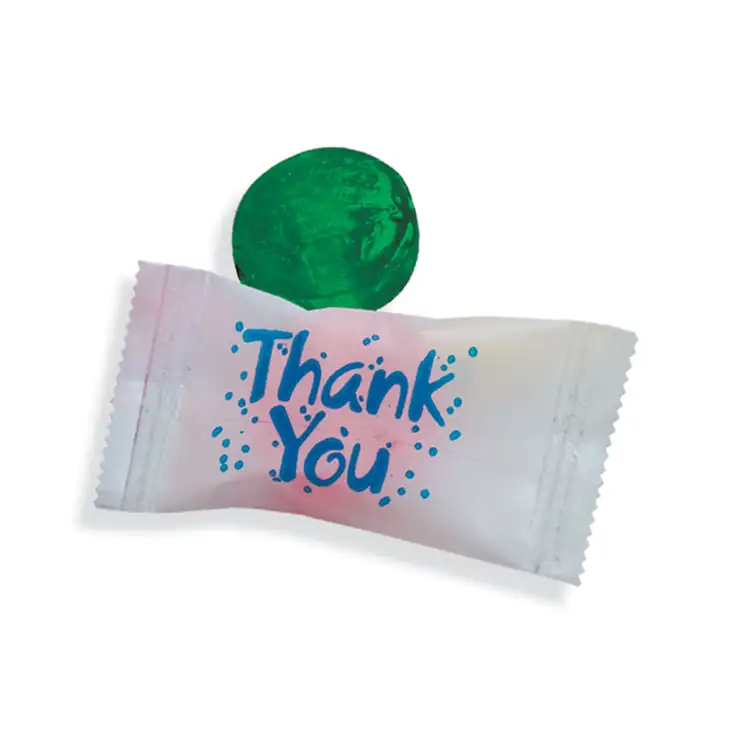 Fruit Candies with Thank You Wrappers