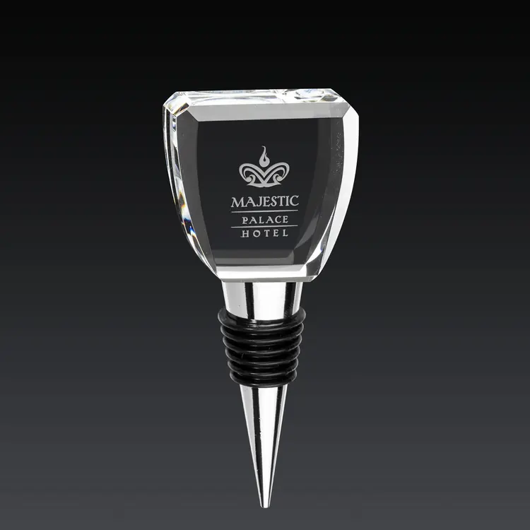 Tapavino Shield Crystal Wine Stopper